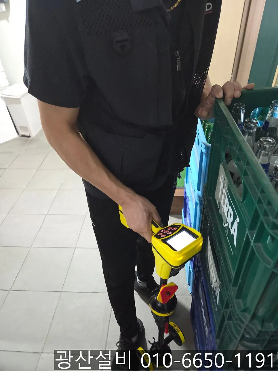 장성 오수관막힘 작업 사진