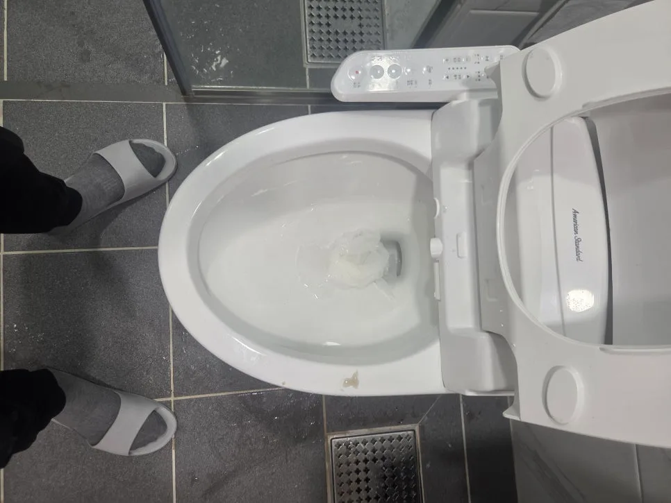 전남 변기막힘 작업 사진